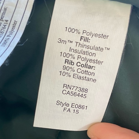 J. Crew Green Quilted Vest Women’s or Men’s - Picture 6 of 9